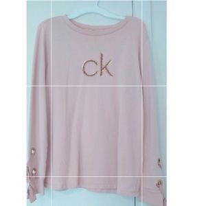 Light Pink Calvin Klein Long Sleeve Shirt 💮